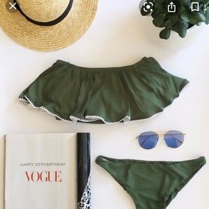 GREEN Sauipe Swim Jennifer Top- size M